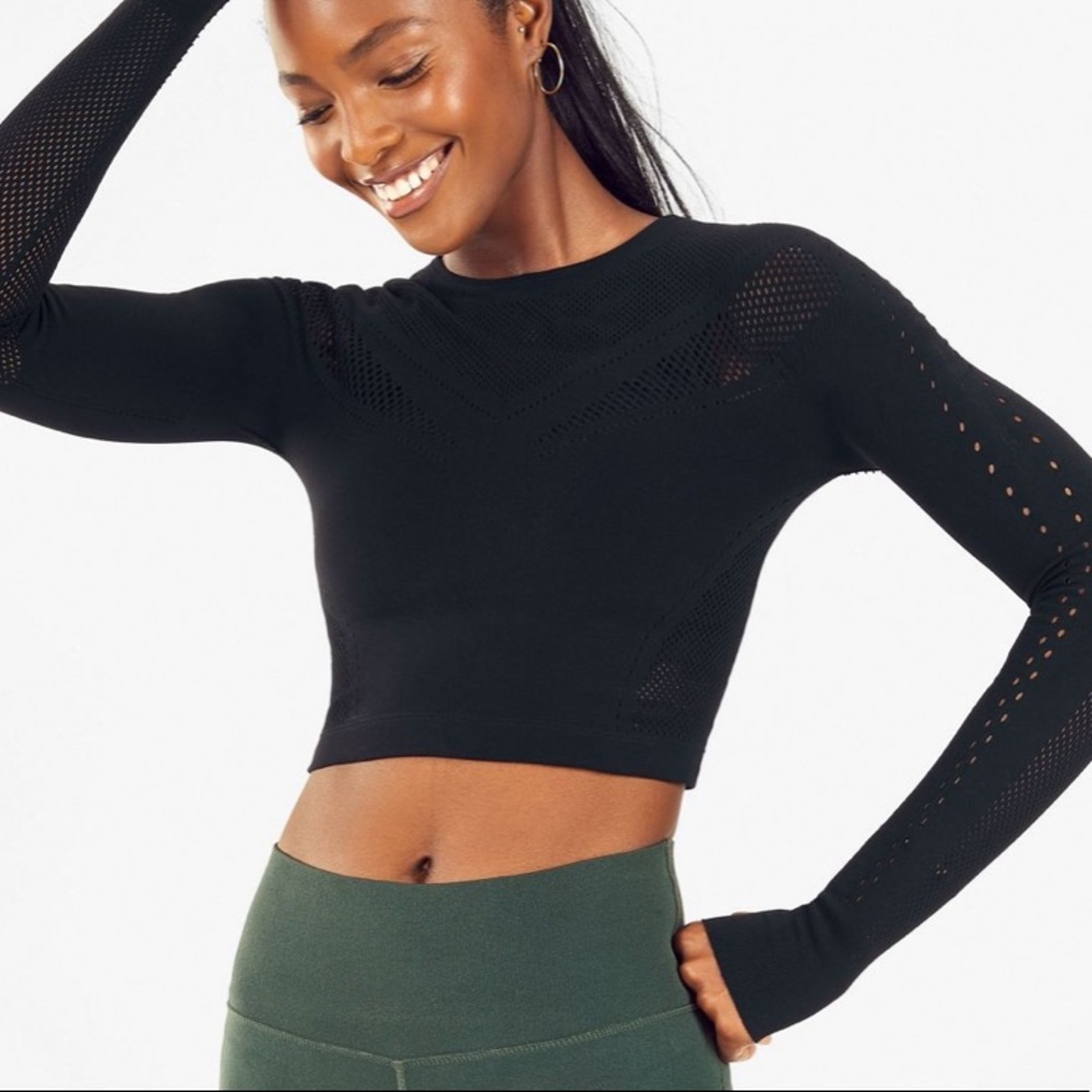 Fabletics Jazmine SculptKnit® Long-Sleeve Top